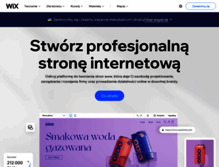 pl.wix.com screenshot