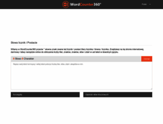 pl.wordcounter360.com screenshot