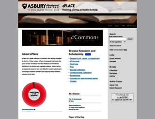 place.asburyseminary.edu screenshot
