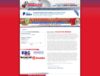 placeforbrakes.com screenshot