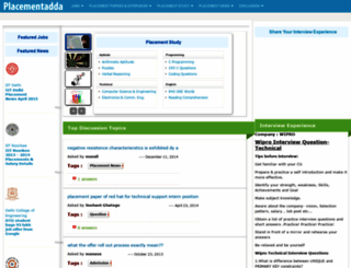 placementadda.com screenshot