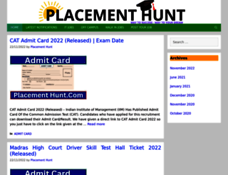 placementhunt.com screenshot