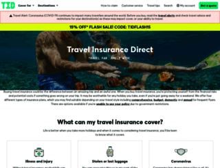 places.travelinsurancedirect.com.au screenshot