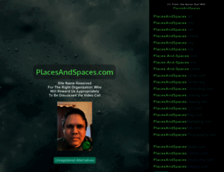placesandspaces.com screenshot