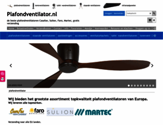 plafondventilator.nl screenshot