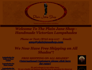 plainjaneshop.com screenshot