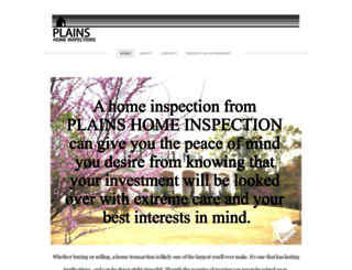 plainshome-inspection.com screenshot