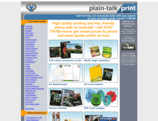 plaintalkprint.com screenshot