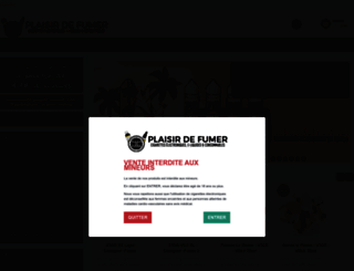 plaisirdefumer.com screenshot