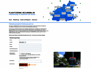 plakatierung-heilbronn.de screenshot