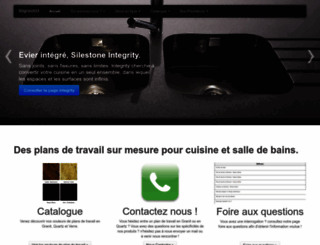plan-de-travail-silgranit33.com screenshot