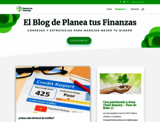 planeatusfinanzas.com screenshot