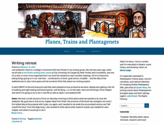 planestrainsandplantagenets.com screenshot