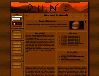 planet-arrakis.de screenshot