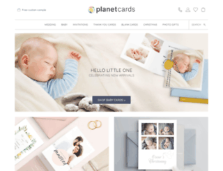 planet-cards.co.uk screenshot