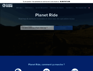 planet-ride.com screenshot