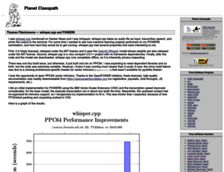 planet.classpath.org screenshot