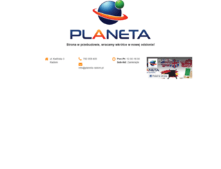 planeta-radom.pl screenshot