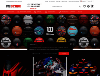 planetabasketstore.com screenshot