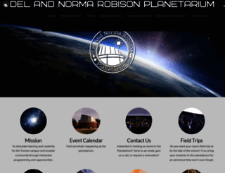 planetarium.truman.edu screenshot
