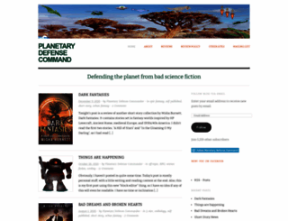 planetarydefensecommand.wordpress.com screenshot