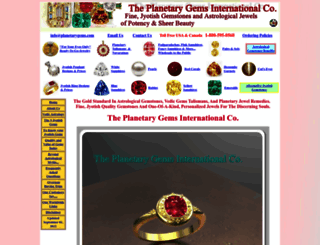 planetarygems.com screenshot