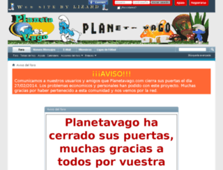planetavago.com screenshot