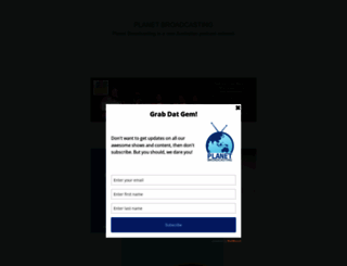 planetbcasting.com screenshot