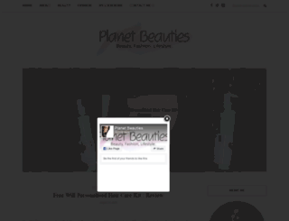 planetbeauties.com screenshot