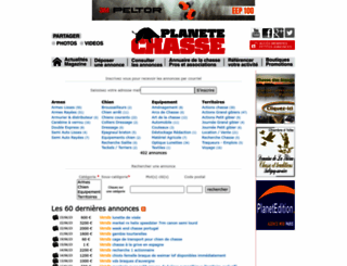 planetchasse.com screenshot