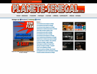 planete-senegal.com screenshot
