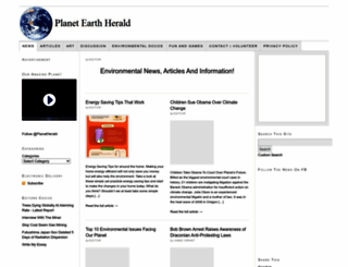 planetearthherald.com screenshot