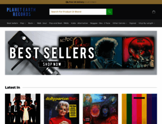 planetearthrecords.co.uk screenshot
