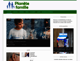 planetefamille.com screenshot