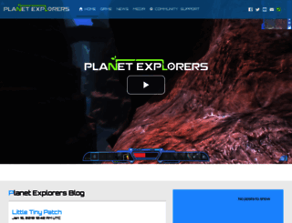 planetexplorers.pathea.net screenshot