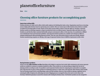 planetofficefurniture.wordpress.com screenshot