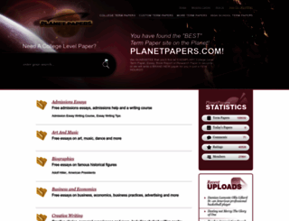 planetpapers.com screenshot