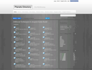 planetsdirectory.com screenshot