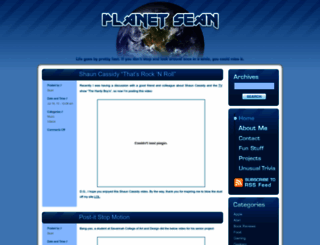 planetsean.com screenshot