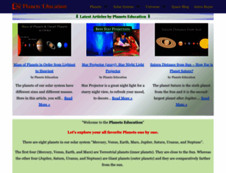 planetseducation.com screenshot