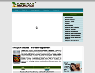 planetshilajit.com screenshot