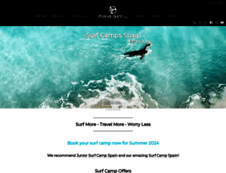 planetsurfcamps.co.uk screenshot