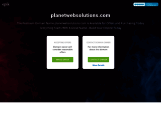 planetwebsolutions.com screenshot
