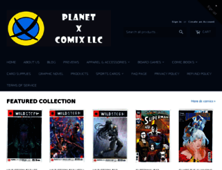 planetxcomix.com screenshot