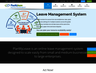 planmyleave.com screenshot