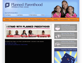 plannedparenthoodnj.org screenshot