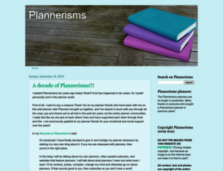 plannerisms.com screenshot
