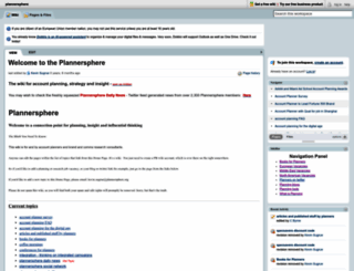 plannersphere.pbwiki.com screenshot