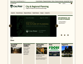 planning.calpoly.edu screenshot