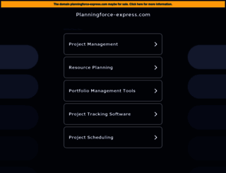 planningforce-express.com screenshot